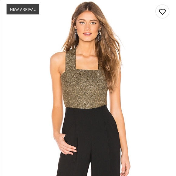 A.L.C. Tops - ALC bronze gold and black crop top. New with tags